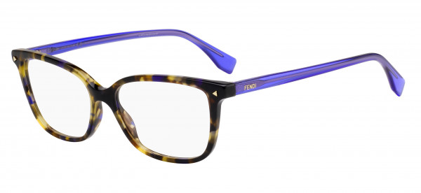 Fendi Fendi 0349 Eyeglasses, 0JBW Blue Havana