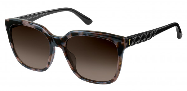 Juicy Couture Juicy 602/S Sunglasses, 0ACI Gray Bksptd