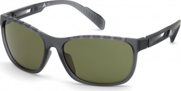 adidas SP0014 Sunglasses, 20N - Matte Grey / Matte Grey