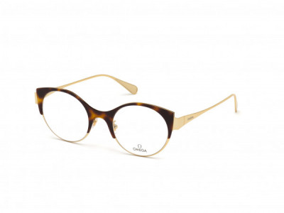 Omega OM5002-H Eyeglasses, 052 - Shiny Rhodium, Shiny Black