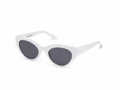 Pink PK0036 Sunglasses, 24A - White Spray Pearl W/ Grey Lens