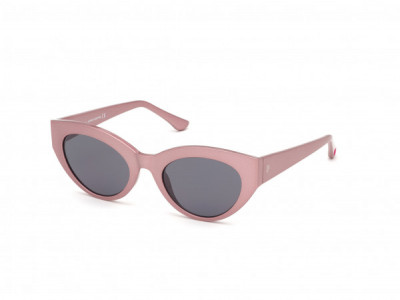 Pink PK0036 Sunglasses, 74A - Pink Spray Pearl W/ Grey Lens