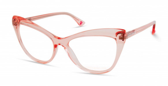 Pink PK5022 Eyeglasses, 074 - Crystal Peach W/ Heart Temple