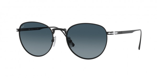 Persol PO5002ST Sunglasses, 8004Q8 MATTE BLACK AZURE GRADIENT BLU (BLACK)