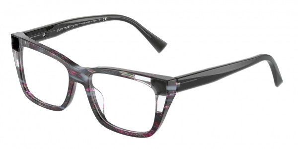 Alain Mikli A03111 BAIE Eyeglasses, 004 BAIE BLACK FUXIA/CRYSTAL/BLACK (BLACK)