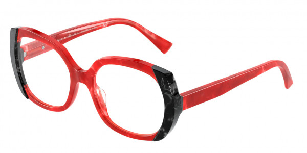 Alain Mikli A03116 ANTINEA Eyeglasses, 004 ANTINEA ROUGE MIKLI/NOIR MIKLI (RED)