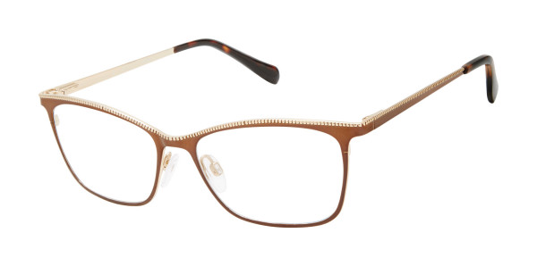 Tura by Lara Spencer LS131 Eyeglasses, Brown/Gold (BRN)