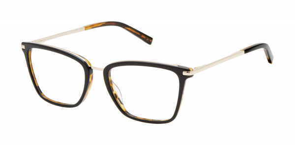 Kate Young K335 Eyeglasses, Black/Gold (BLK)