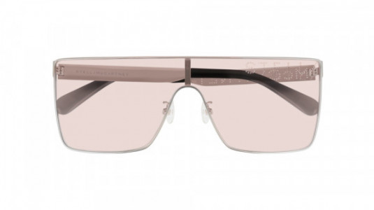 Stella McCartney SC0236S Sunglasses, 003 - SILVER with PINK lenses