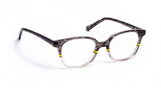 J.F. Rey NEON Eyeglasses, BLACK/YELLOW/WHITE 6/8 BOY (0050)
