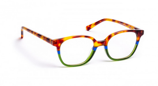 J.F. Rey NEON Eyeglasses, DEMI/BLUE/GREEN 6/8 BOY (9545)