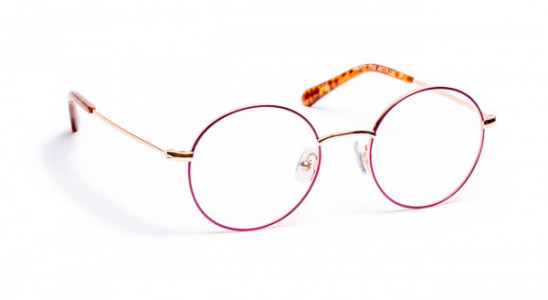 J.F. Rey PARTY Eyeglasses, PURPLE/SHINY PINK GOLD 12/16 GIRL (7555)