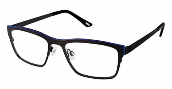 KLiiK Denmark K-616 Eyeglasses, (529) BLACK COBALT