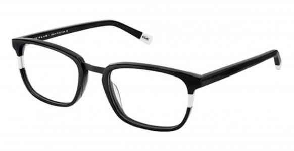 KLiiK Denmark K-600 Eyeglasses, (469) BLACK WHITE