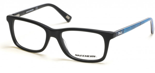 Skechers SE1168 Eyeglasses, 002 - Matte Black