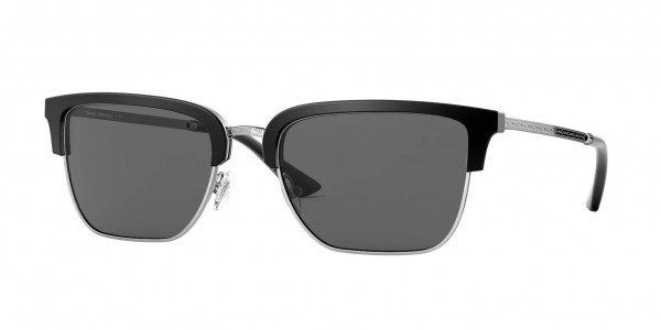 Brooks Brothers BB5042 Sunglasses, 606487 SHINY GUNMETAL/MATTE BLACK SOL (BLACK)