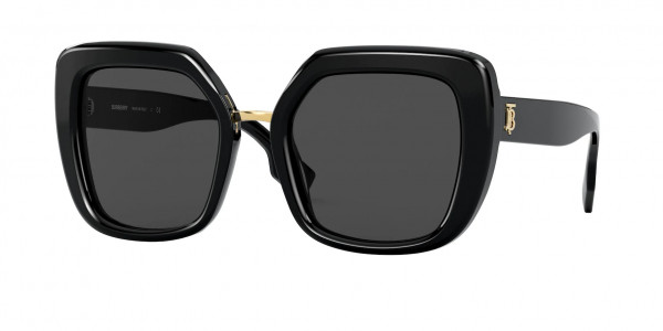 Burberry BE4315 CHARLOTTE Sunglasses, 300187 CHARLOTTE BLACK GREY