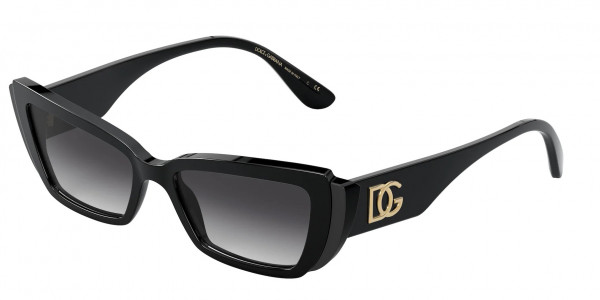 Dolce & Gabbana DG4382F Sunglasses, 501/8G BLACK/MATTEBLACK (BLACK)