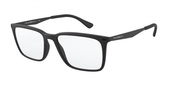 Emporio Armani EA3169 Eyeglasses, 5042 MATTE BLACK (BLACK)
