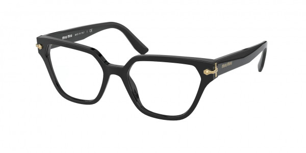Miu Miu MU 02TV SPECIAL PROJECT Eyeglasses, 1AB1O1 SPECIAL PROJECT BLACK (BLACK)