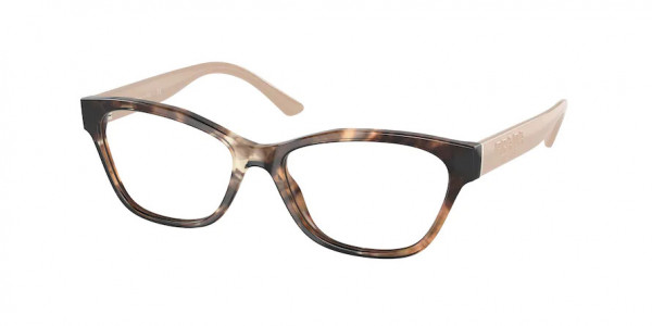 Prada PR 03WV Eyeglasses, 07R1O1 CARAMEL HAVANA (BROWN)