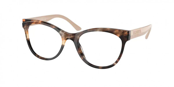 Prada PR 05WV Eyeglasses, 07R1O1 CARAMEL HAVANA (BROWN)