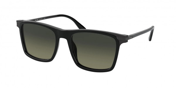 Prada PR 19XS Sunglasses, 07F09G BLACK GREY GRADIENT (BLACK)