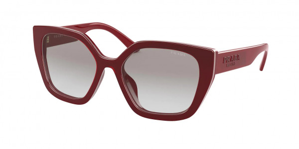 Prada PR 24XS Sunglasses, UAN0A7 BORDEAUX GREY GRADIENT (RED)