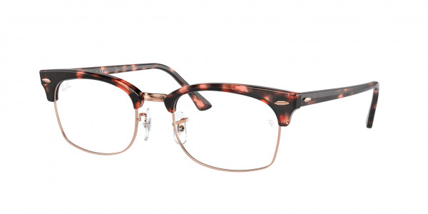 Ray-Ban Optical RX3916V CLUBMASTER SQUARE Eyeglasses, 8118 CLUBMASTER SQUARE PINK HAVANA (PINK)