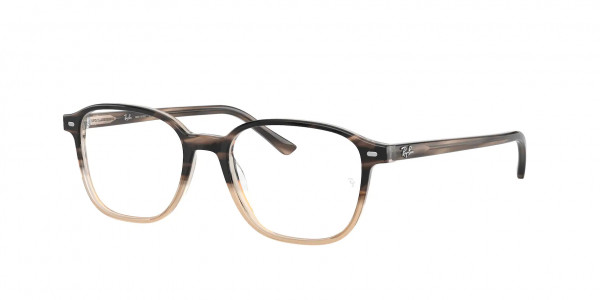 Ray-Ban Optical RX5393 LEONARD Eyeglasses, 8107 LEONARD GRADIENT BROWN HAVANA (BROWN)