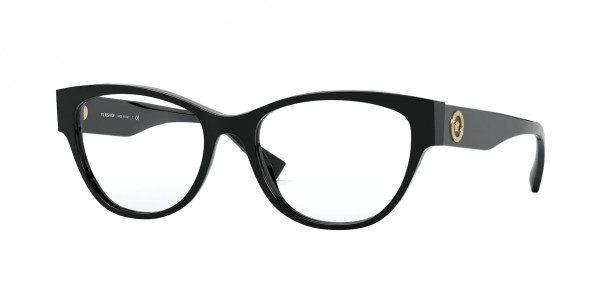 Versace VE3287 Eyeglasses, GB1 BLACK