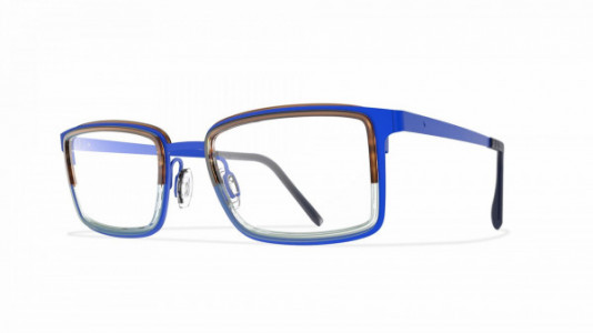 Blackfin Dunkirk Eyeglasses, Blue/Brown-Crystal Havana Acetate - C1085