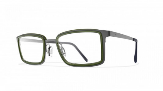 Blackfin Dunkirk Eyeglasses, Gray/Transparent Green Acetate - C1092