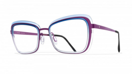Blackfin Tortuga Eyeglasses, Purple/Gradient Blue Acetate - C1140