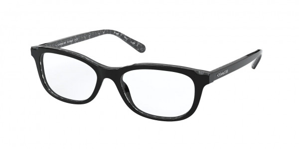 Coach HC6150F Eyeglasses, 5595 PURPLE GLITTER SIGNATURE C (VIOLET)