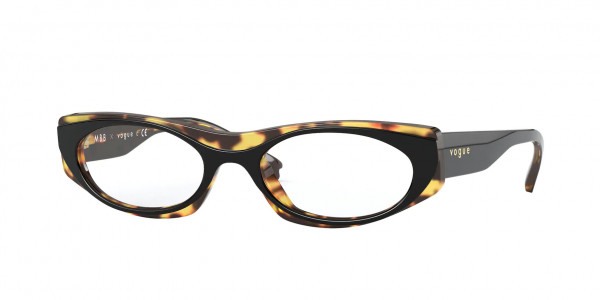 Vogue VO5316 Eyeglasses, 2818 TOP BLACK/HAVANA (BLACK)