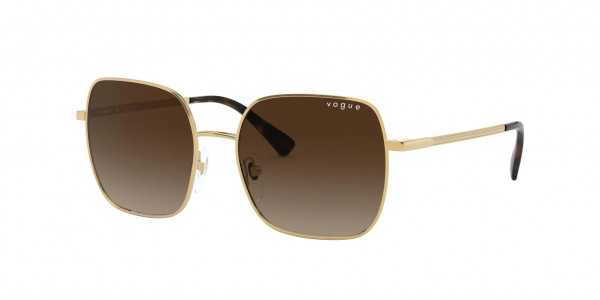 Vogue VO4175SB Sunglasses, 280/13 GOLD BROWN GRADIENT (GOLD)