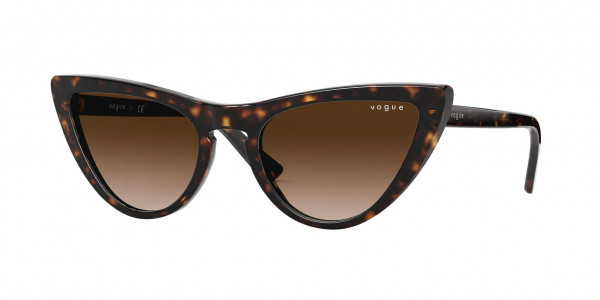 Vogue VO5211SM Sunglasses, W65613 DARK HAVANA BROWN GRADIENT (BROWN)