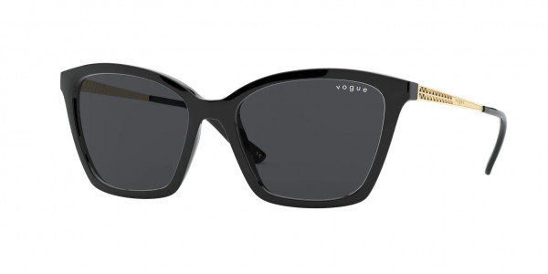 Vogue VO5333S Sunglasses, W44/87 BLACK GREY (BLACK)