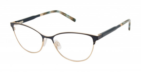 MINI 761005 Eyeglasses, TEAL/GOLD - 40 (TEA)