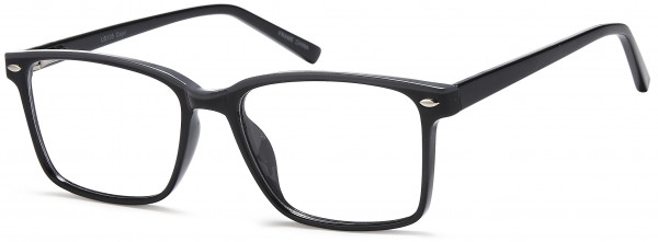 4U US105 Eyeglasses, Black Grey