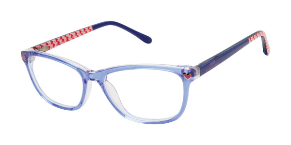 Lulu Guinness LK028 Eyeglasses, Blue (BLU)