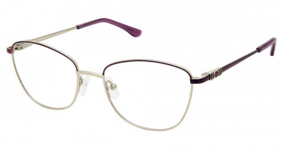 SuperFlex SF-1122T Eyeglasses, S207-PLUM GOLD