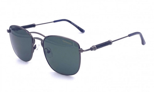 Pier Martino PM8392 Sunglasses, C3 Mat Gun Black Green