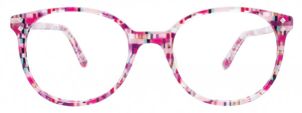 EasyClip EC537 Eyeglasses, 080 - Purple Multicolor