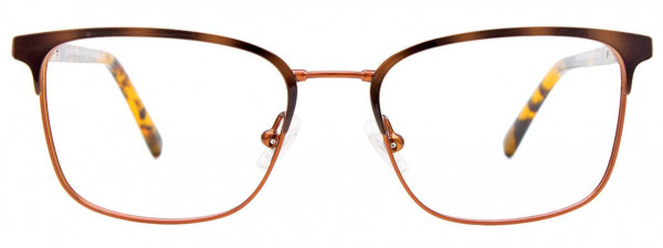 EasyTwist ET9001 Eyeglasses, 010 - Satin Demi Brown & Brown