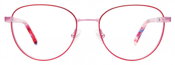 EasyTwist ET9000 Eyeglasses, 030 - Satin Red & Light Pink