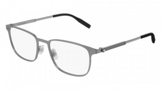 Montblanc MB0094O Eyeglasses, 003 - RUTHENIUM