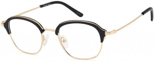 Di Caprio DC348 Eyeglasses, Black Gold