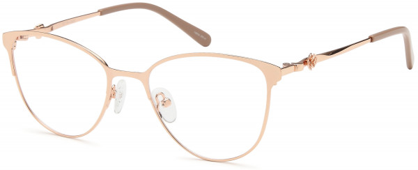Di Caprio DC194 Eyeglasses, Rose Gold